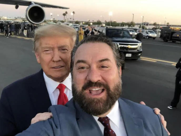 Donald Tramp i Mark Brnovič, privatna arhiva